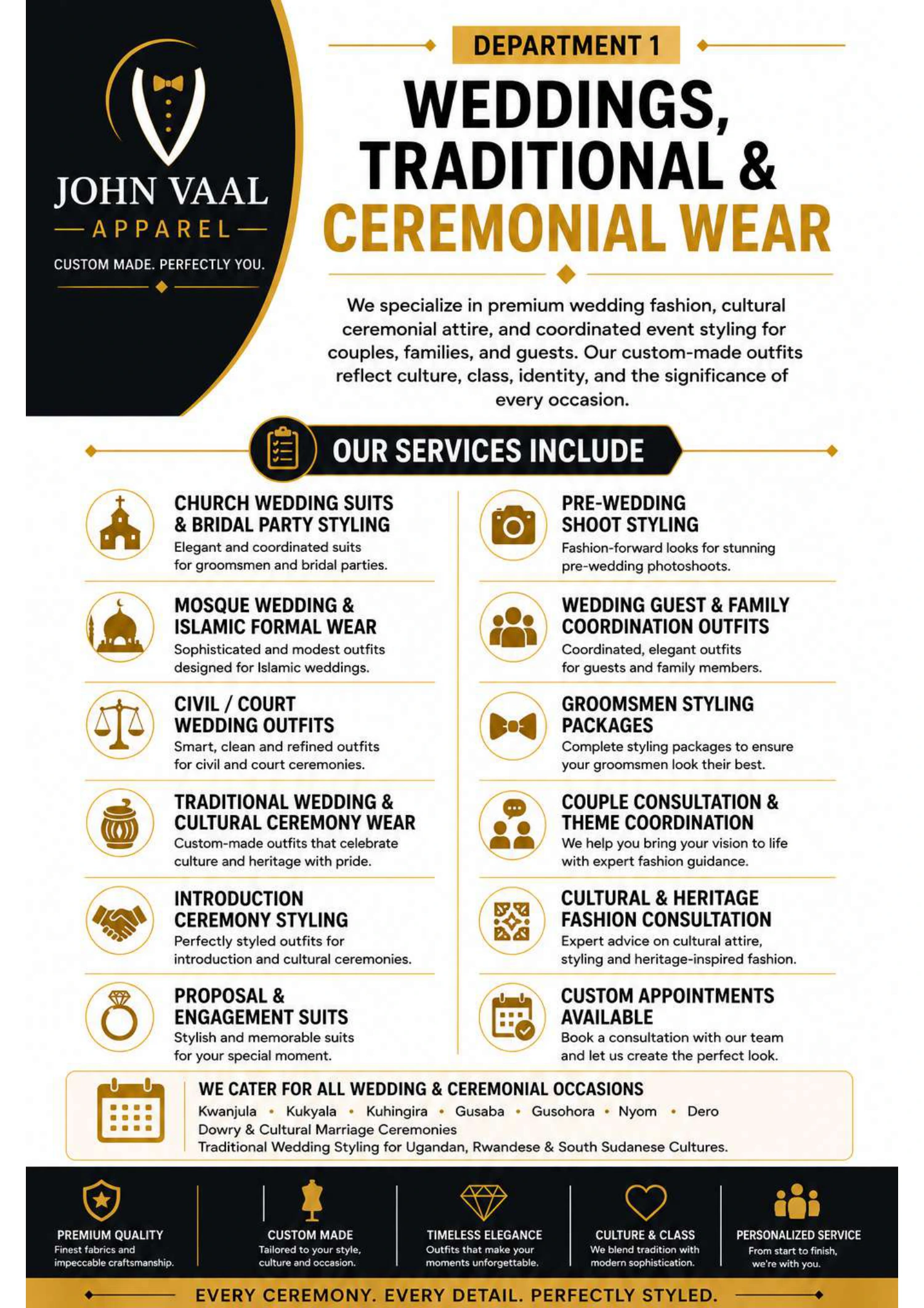 Weddings, Traditional & Ceremonial Wear profile page