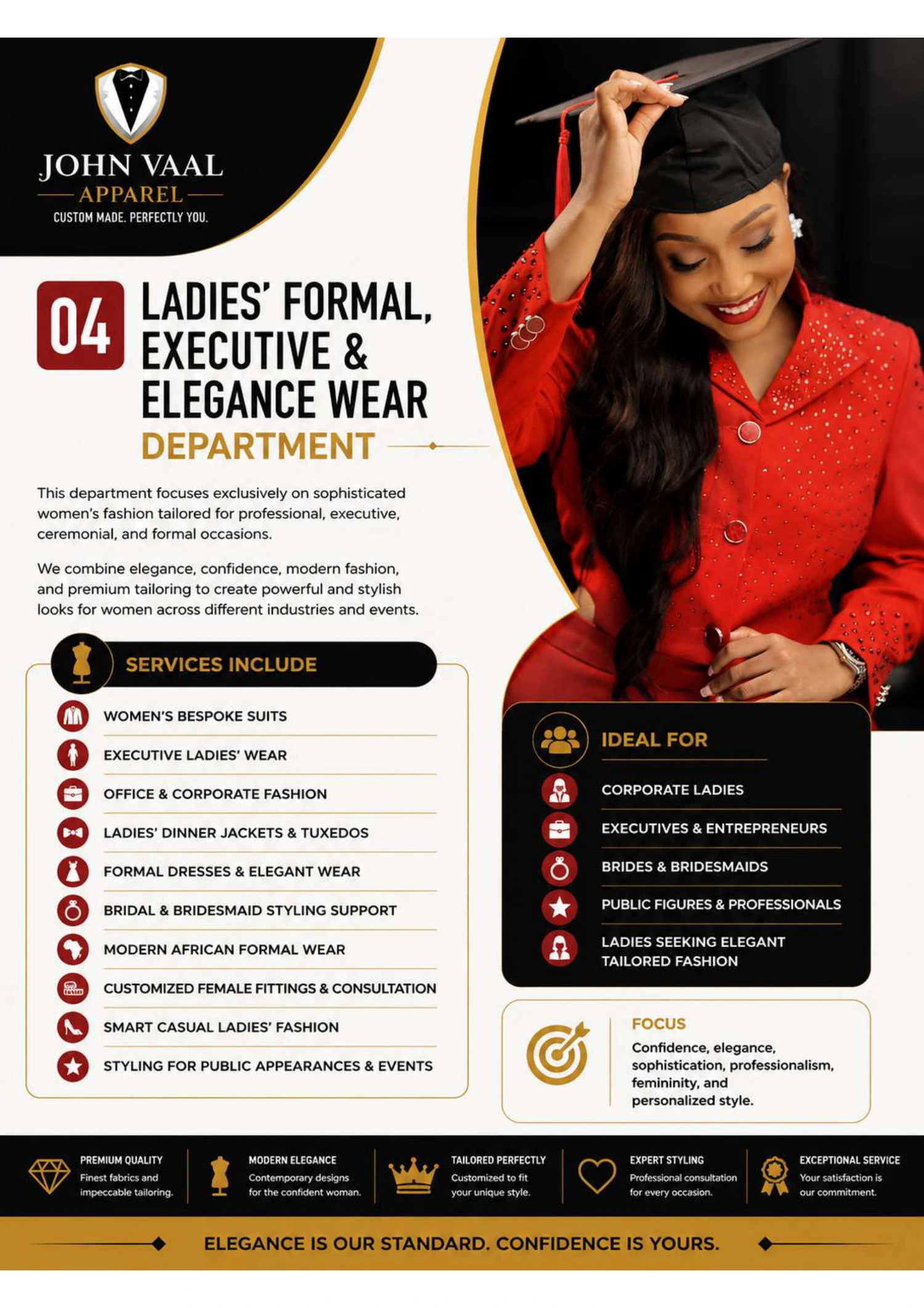 Ladies Formal, Executive & Elegance Wear profile page